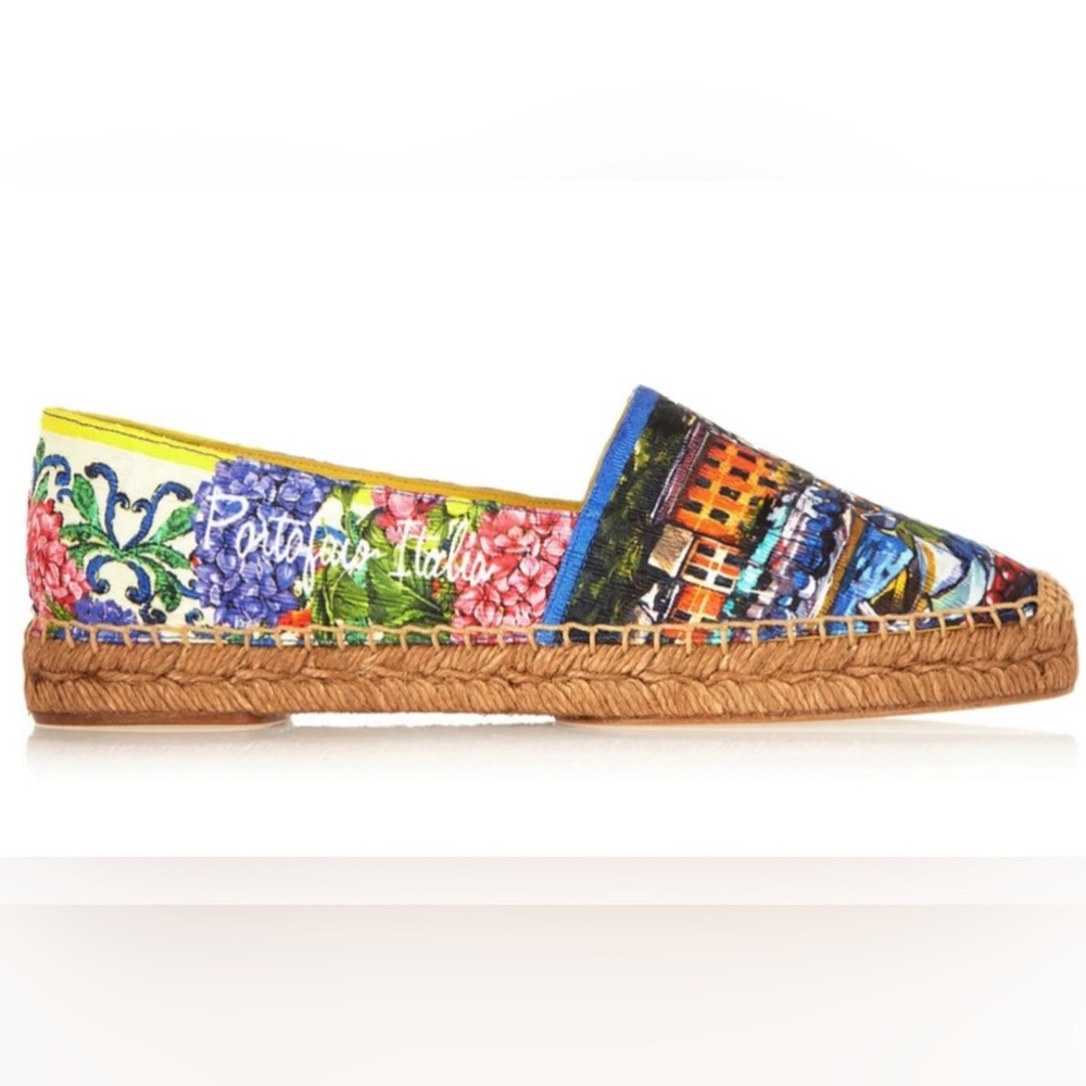 Dolce & Gabbana Portofino Italia Espadrille Loafer Size 9 - Picture 9 of 9
